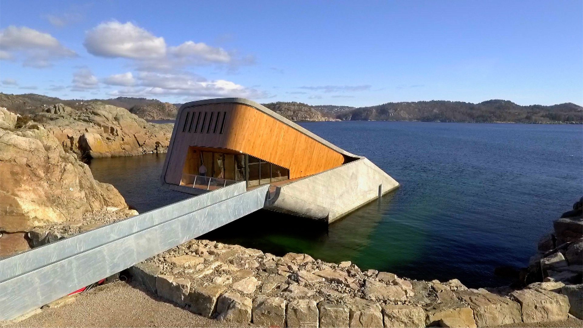 Norway’s dramatic underwater restaurant