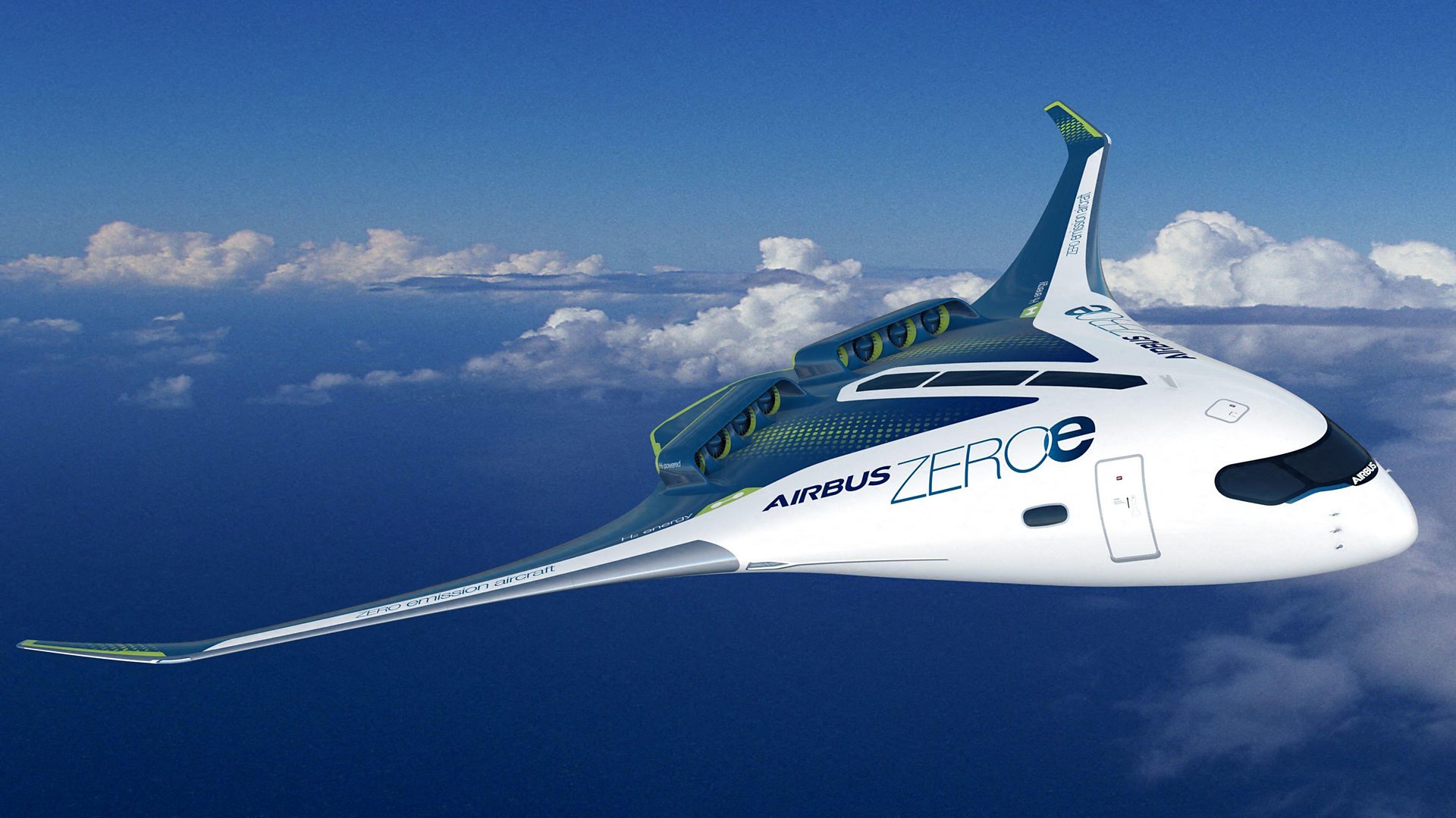 ZEROe Airbus concept aircraft