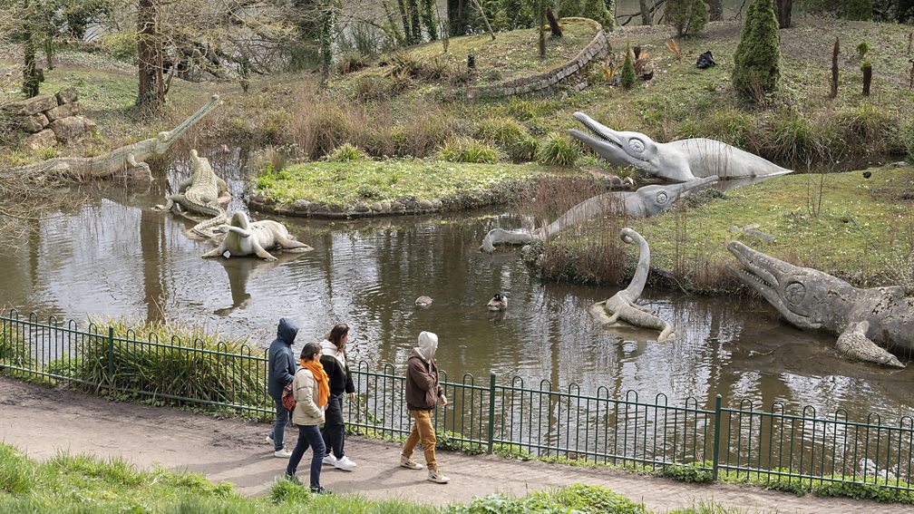 Richard Baker/Getty Images The Crystal Palace dinosaurs were the world's first attempt to model extinct animals at life size (Credit: Richard Baker/Getty Images)