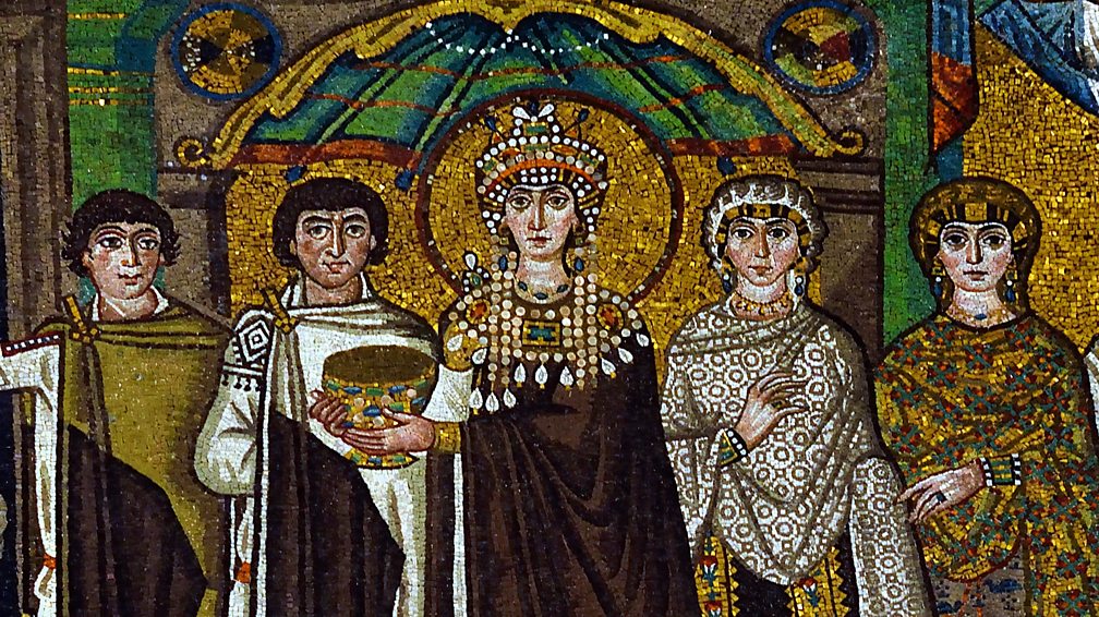 Alamy A mosaic of the Byzantine empress Theodora from 547AD (Credit: Alamy)